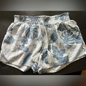 Fun Hawaiian Print Shorts